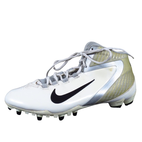 Nike Other - Nike Alpha Speed TD Men Football Cleat Size 12 Athletic White Silver Synthetic